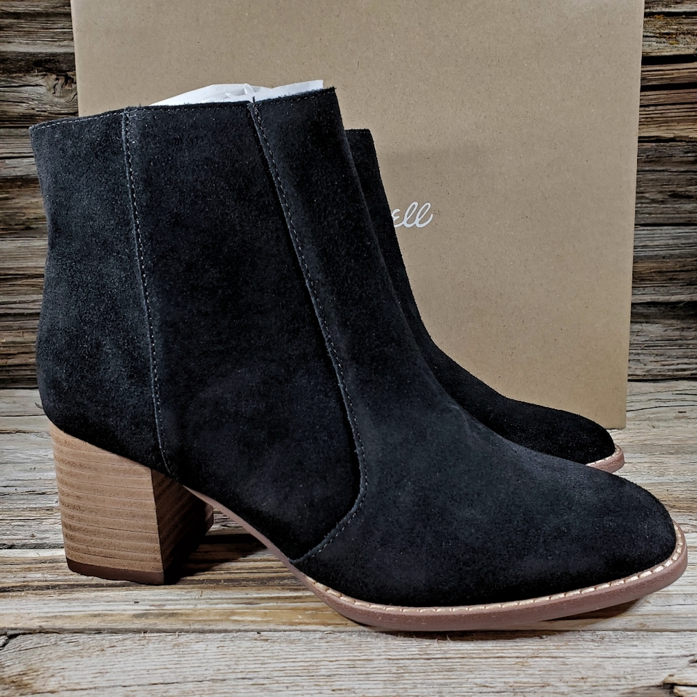 Madewell Bryce Calf Suede Ankle Chelsea Boots - Picture 6 of 8